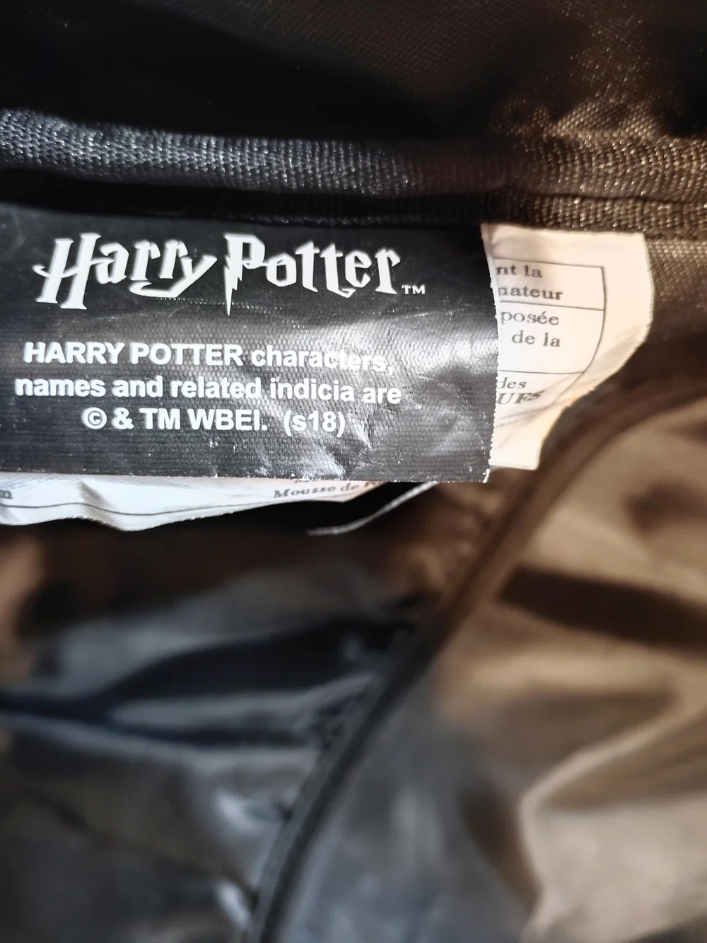 Harry Potter -Gryffindor Burgundy and Black Crest Backpack